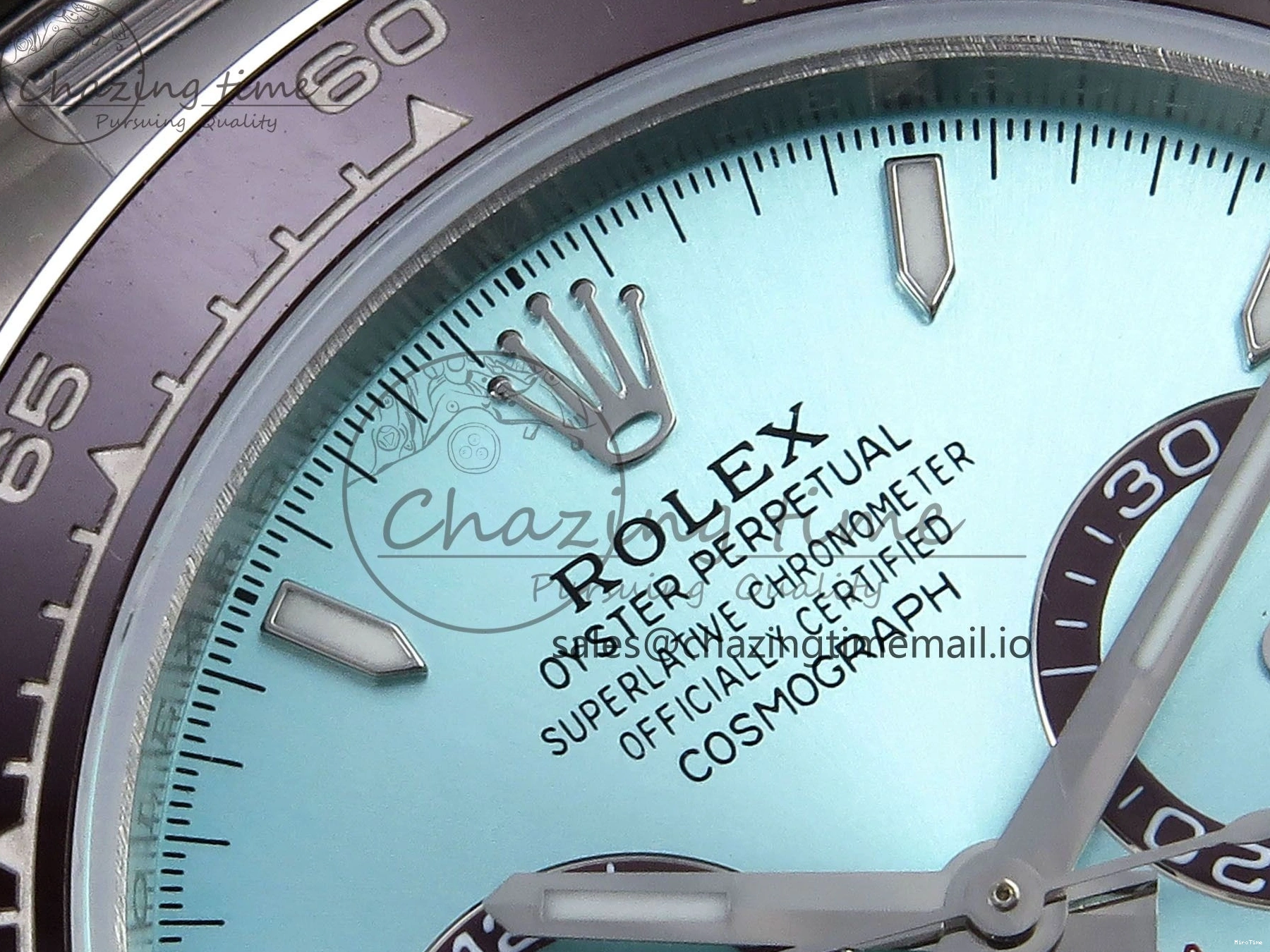 MiroTime 0303 Daytona 126506 QF 1:1 Best Edition Ice Blue Dial Lume Marker on SS YG Braclet SH4131 V TopPick 1272